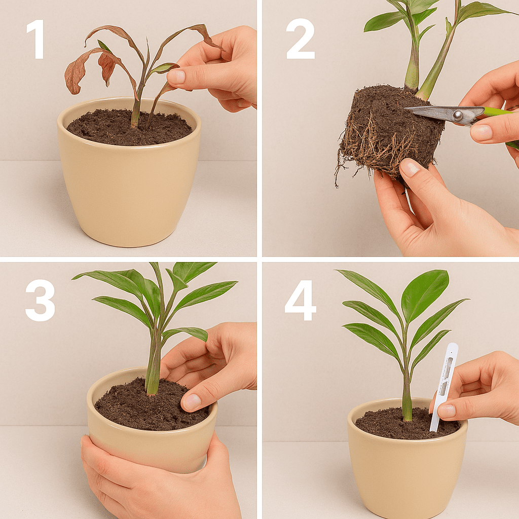 step by step