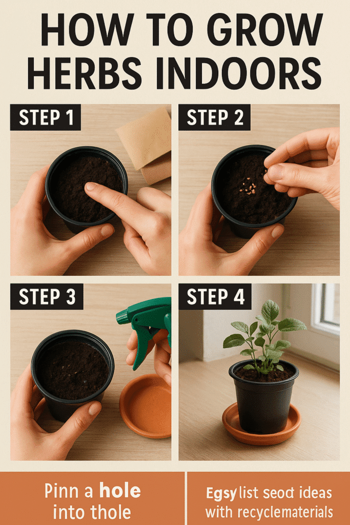 Step-by-Step Guide to Growing Herbs Indoors